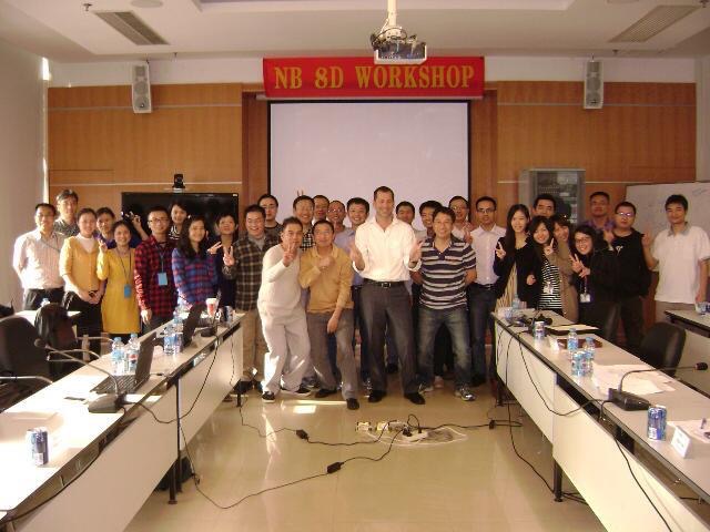 Group photograph at an NB 8D Workshop