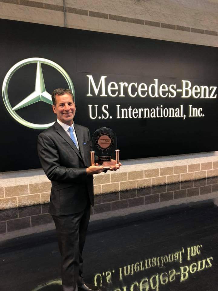 Tim Szymcek at Mercedes-Benz U.S. International